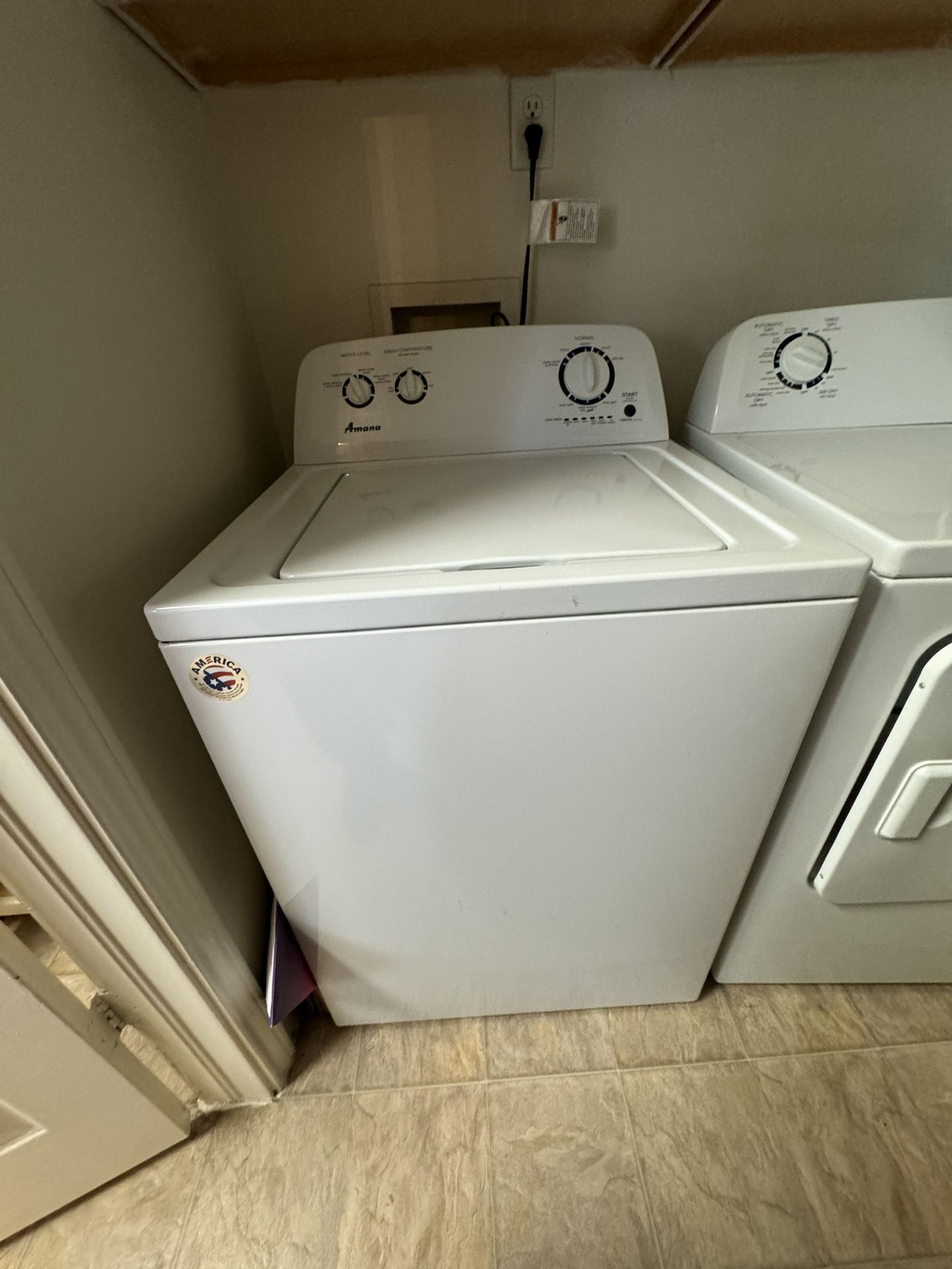 Amana Washer and Dryer - Great Condition