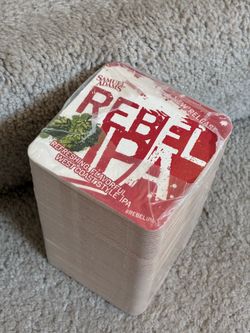 125 Beer Coasters Sealed Sam Adams rebel IPA