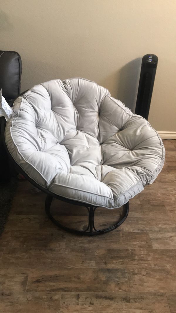Better Homes & Gardens Papasan Chair With Fabric Cushion ~ khakimandesigns