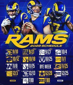 2026 LA Rams home games