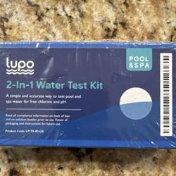 Lupo 2-In-1 Water Test Kit for Swimming Pools & Spas Water Chemical Test Kit