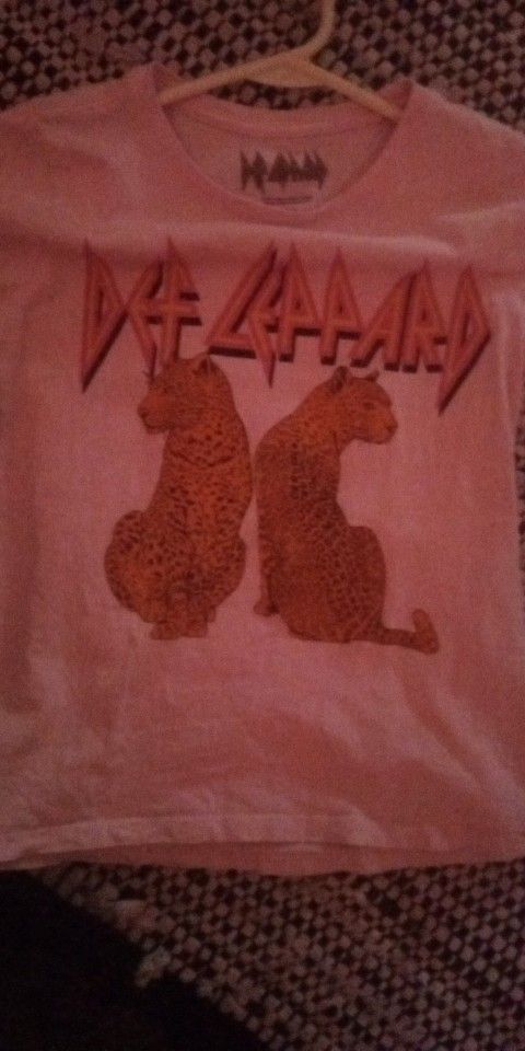 Kids Def Leppard Shirt Good Condition Size 10-12$10.00