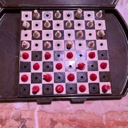 Vintage Pocket Chess Set