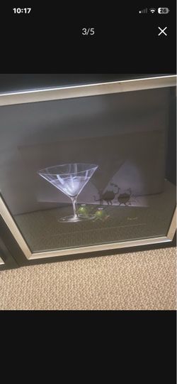 2 Godard Martini Framed Prints