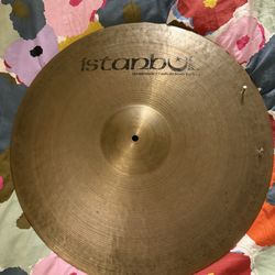 Istanbul 22” Extra Thin Ride Cymbal - pre split - two rivets