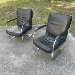 Pair Of Art Deco KEM Weber Springer Armchairs for Lloyd