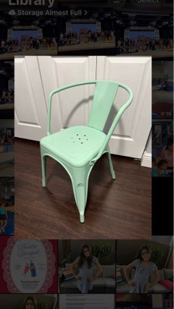 Vintage metal chairs set of 4