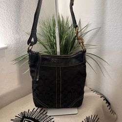 COACH Signature Crossbody Shoulder Bag E065-10402