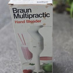 Vintage Braun MultiPractic hand blender in box - $15