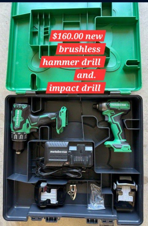 Metabo Drill Set New $160.00