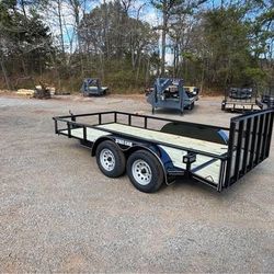 New 6.5x14 Premium HD Tandem Utility Trailer 