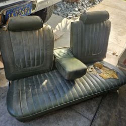 Bench Seat With Arm Rest El Camino