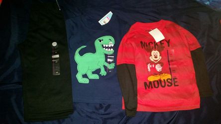 Boys clothes two shirts and pants