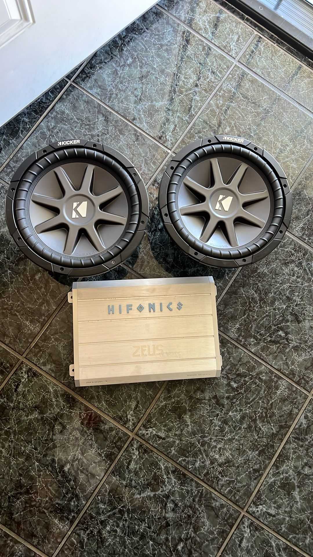 Car Amplifier And Speakers