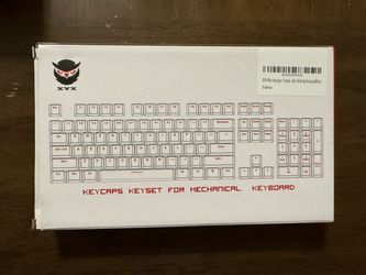 VXV White Crystal Keycaps