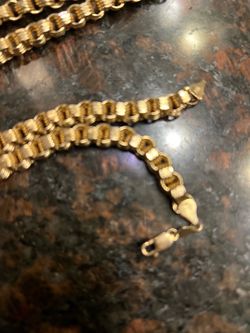 10k gold chain 26” inch 29 grams