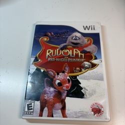 Rudolph The Red-Nosed Reindeer - Nintendo Wii Video Game Untested