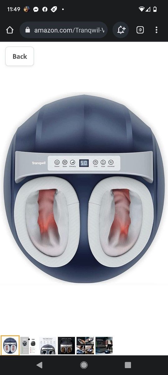 $50 TRANQWIL FOOT MASSAGER