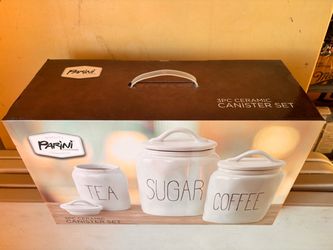 Parini 3-Piece Ceramic Canister Set