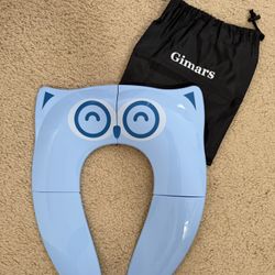Gimars Portable Travel Potty Seat for Toddlers, Blue