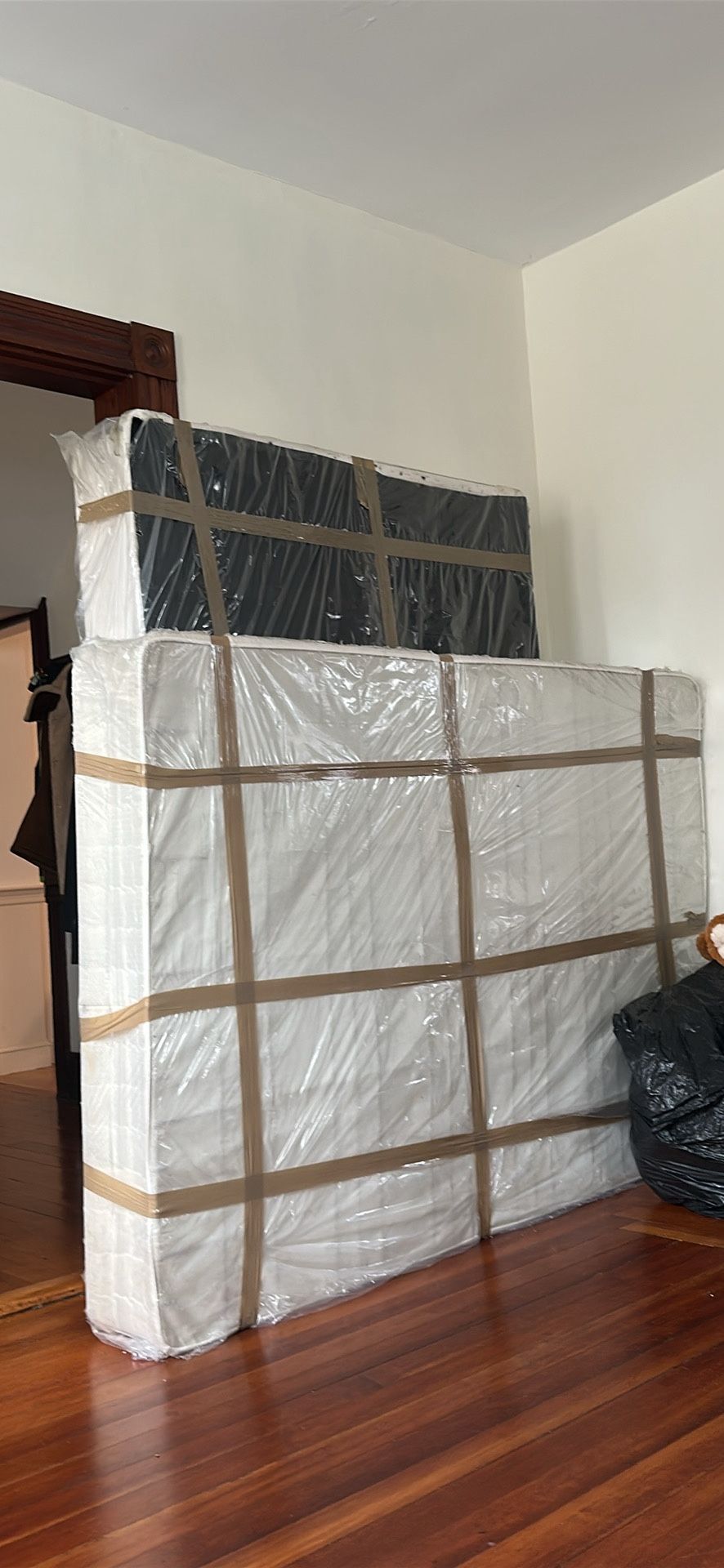 🛏️ FREE — Two Full-Size Box Springs (Take One or Both)
