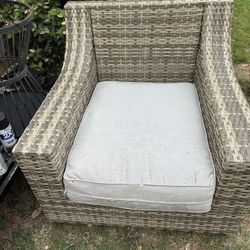 2 Big Rocking Patio Chairs