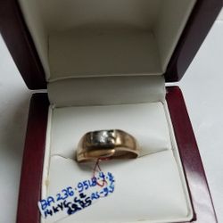 14k Yellow Gold Antique Vintage Ring Size 9.5