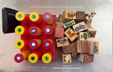 Stamp set / Art tools for toddlers