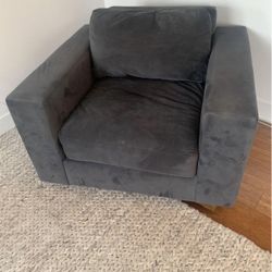 West Elm Oversized 360 Swivel Chair (Normally $900)