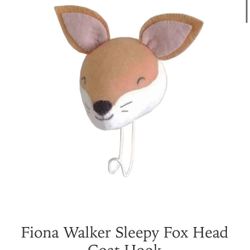Fiona Walker Wool Fox Head Coat Hook