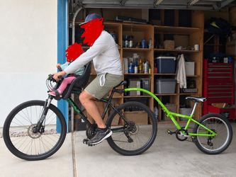 Thule Yepp Child Bike Seat + Burley Piccolo Trailer Bike Bundle (bike not included)