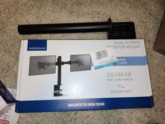 Insignia Dual-Screen Desktop Mount for Monitors up to 32” Wide