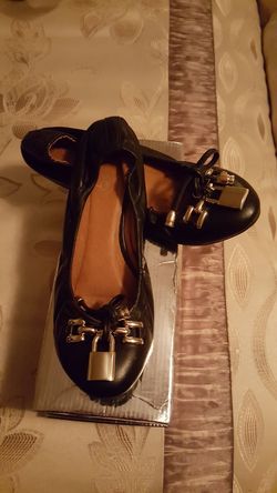 Aldo black flats size 40