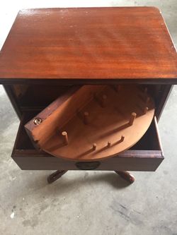 Antique sewing table