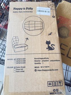 Happy & Polly Gothic Style Cat Bed Mat