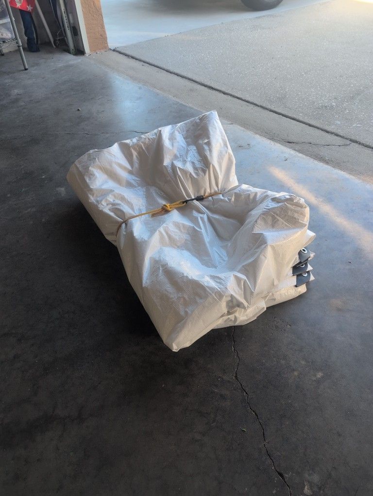 White 15x30 Tarp