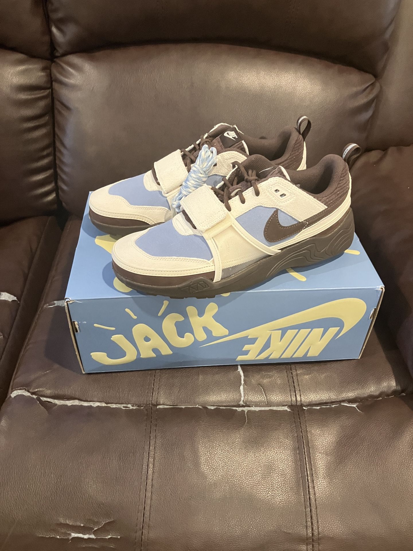 Nike Zoom Field Jaxx Travis Scott Leche Blue Size 11