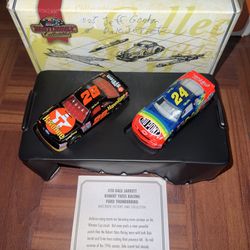 Matchbox Victory Lane NASCAR 1:64 Die Cast Cars, #24 Gordon & #28 Jarrett