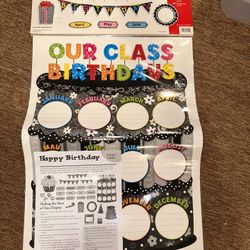 Class Birthday Chart 