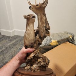 Whitetail Deer Resin Statue "INTERLUDE" 182/4000