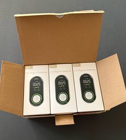 MOES 3-Pack Plug-In Carbon Monoxide Detectors - New in Box