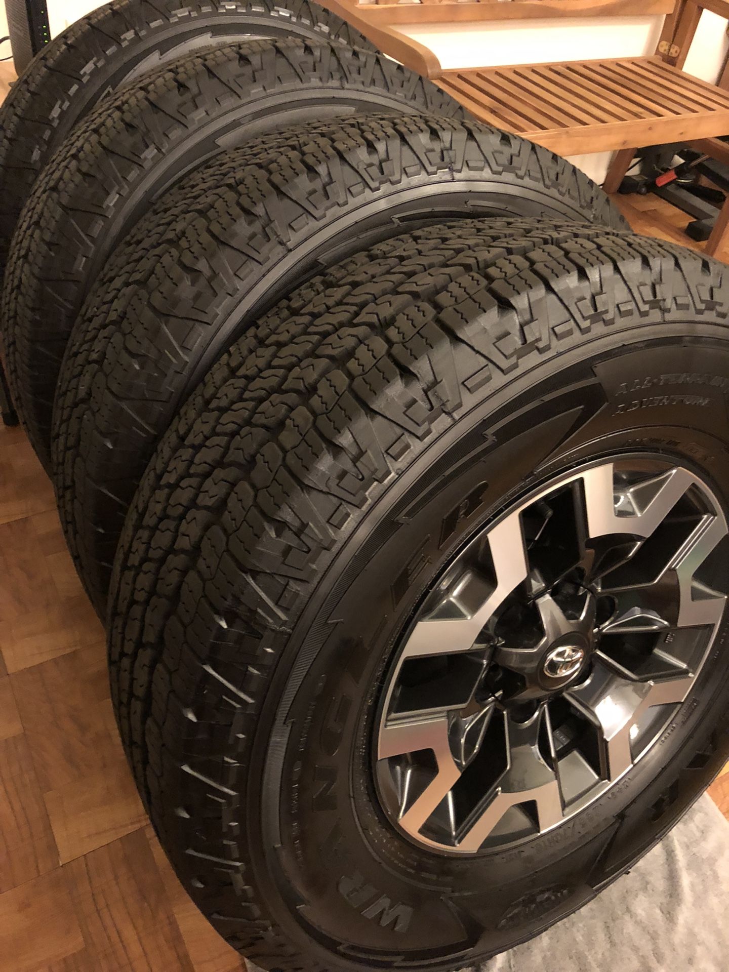 Toyota Tacoma Trd Off-Road Wheels/Rims With Goodyear Wrangler All-Terrain  Adventure Kevlar 265/70R16 Tires for Sale in Miami Beach, FL - OfferUp