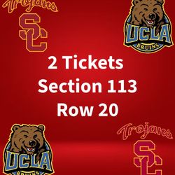 2 TICKETS USC UCLA NOVEMBER 29