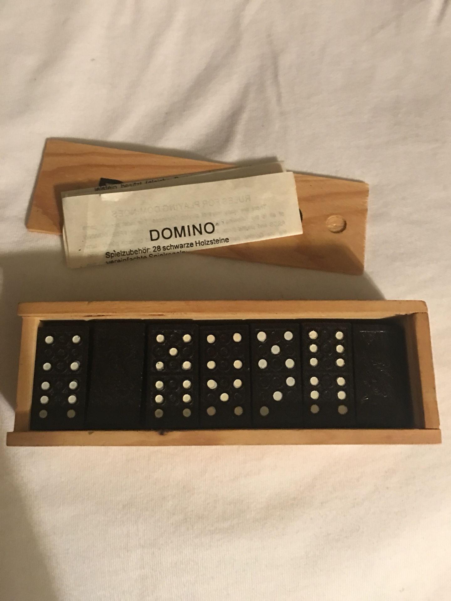 Mini domino game set