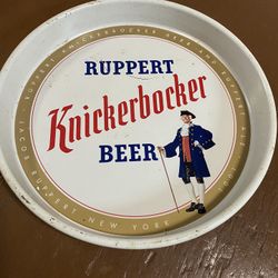 VINTAGE RUPPERT KNICKERBOCKER BEER TRAY 