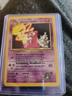 Sabrina's Slowbro 060/132 Gym Heroes Regular - LP - Pokemon TCG SKUA061