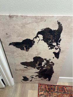 World map art