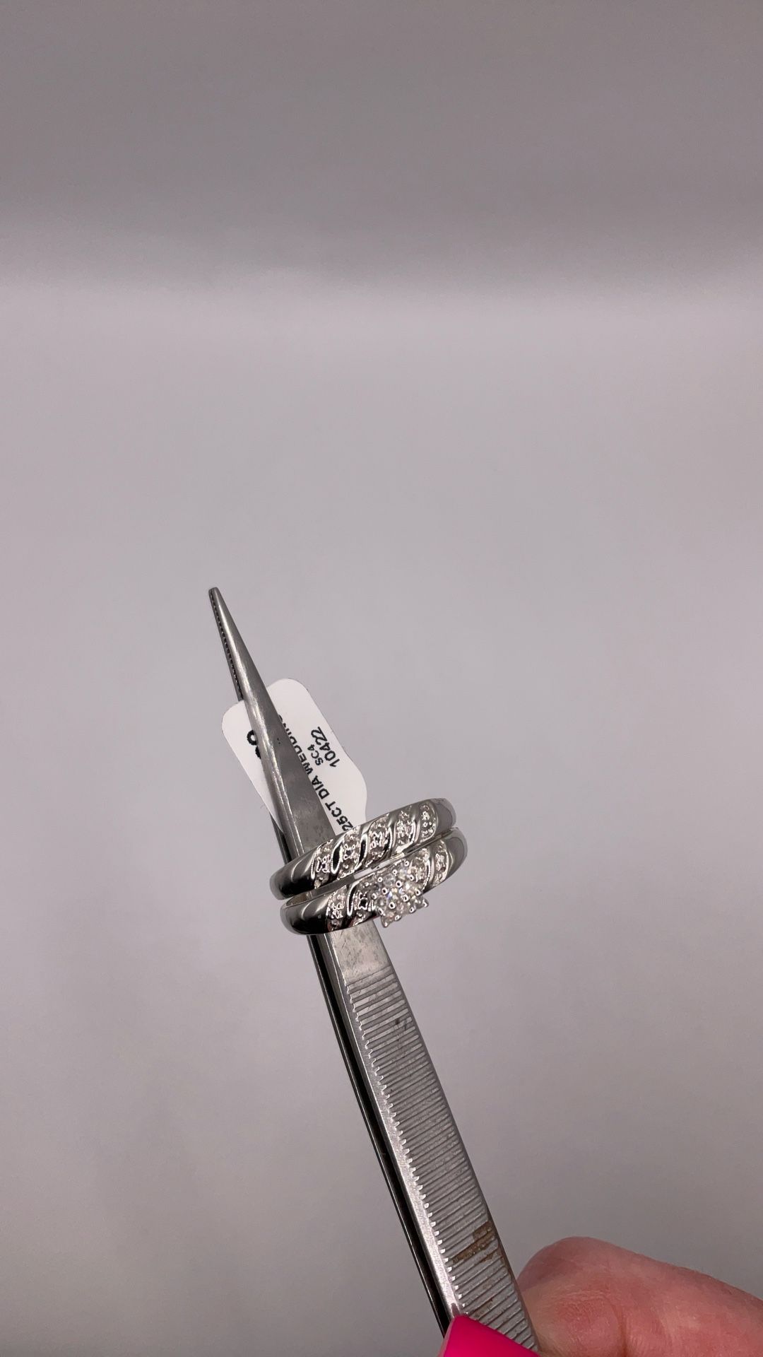 2 Part .25ct Diam Wedding Ring