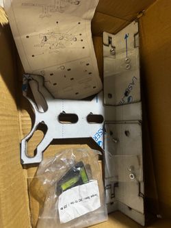 Adjustable Metal Mounting Bracket Kit with Level & Tape Measure