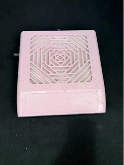 Pink acrylic nails dust collector
